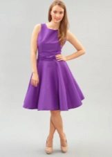 Vestido vintage lilás dos anos 50