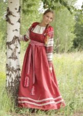 Модел на руски сако с елече