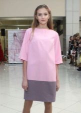60s المتأنق فستان بلونين
