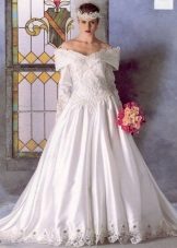 Retro 80. svadobné šaty