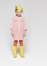 Разхлабена рокля за момичета на 3-5 години