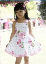 рокля с каишка за момичета на 3-5 години