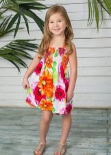 Slnečné šaty pre dievčatá od 3 do 5 rokov