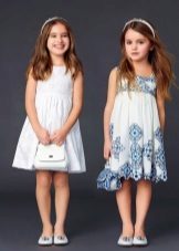 Vestidos de verão simples para menina de 4 anos