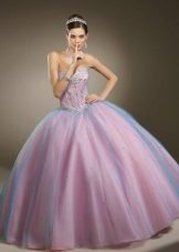 organza dress with a full skirt