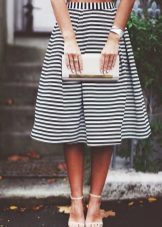 Cotton conical skirt