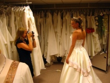 Foto de un vestido de novia
