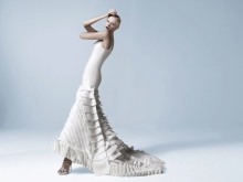 Vestido de novia de la colección de Angelo Mozzillo.