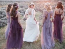 Екипи за момичета от люляк - сватба с лавандула