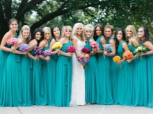 Turquoise dresses for bridesmaids