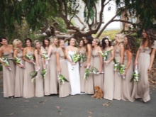 Kaprāliskās kleitas līgavas māsām
