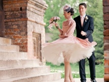 Audrey Hepburn stila kāzu kleita