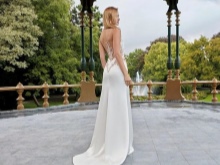 Open Back Illusion Wedding Dress