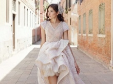 short wedding dress from Tulipia