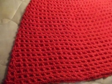 Rochii de tricotat cu un jug pentru fete 1-3 ani - pasul 8