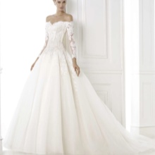 Princess Long Sleeve Wedding Dress 2015 Long Sleeve