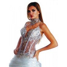 Rochii de mireasă cu corset transparent