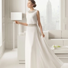 فستان زفاف متواضع من روزا كلارا