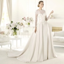 Vestido de novia de la colección 2014 de Eli Saab con encaje