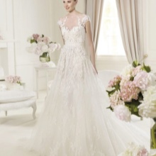 Wedding dress from the collection of 2014 from Eli Saab closed