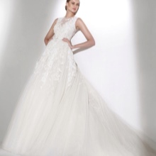 Vestido de novia de la colección de 2015 de Eli Saab de gasa
