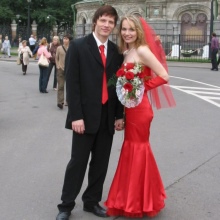 Wedding in red