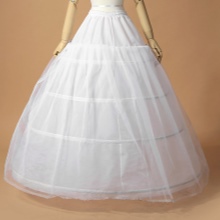 4-ringet Crinoline Wedding Petticoat