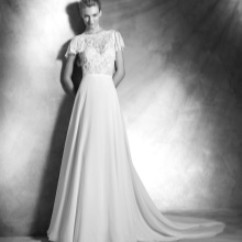 Gaun pengantin dengan lengan baju