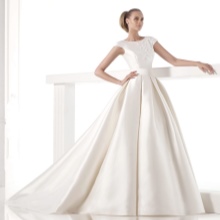 A-line svadobné šaty s pevným strihom