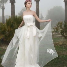 Vestido de noiva com saia removível