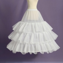 3-ruffle petticoat