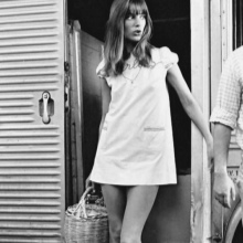 60-as évek A-vonalú rövid ruha
