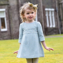 Tweed-klänning för flickor 3-5 år
