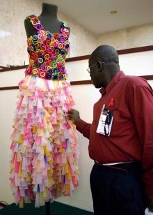 Сватбена рокля презерватив