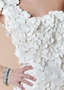 Vestido de casamento de papel