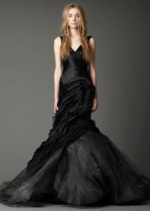 Черна сватбена рокля Vera Wong
