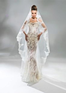 Vestido de novia de encaje de Bogdan Anna