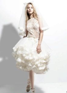 Lace Wedding Dress Pendek