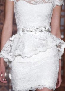 Plná čipka svadobné šaty
