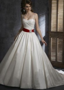 صورة ظلية خط فستان الزفاف