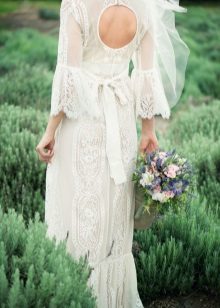 Svadobné šaty s čipkou Provence