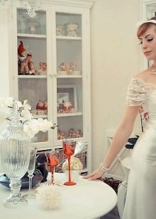 Gaun pengantin dalam gaya Perancis Provence