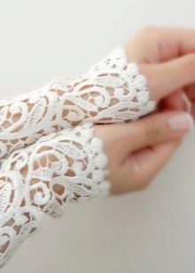 Отворене рукавице за венчаницу