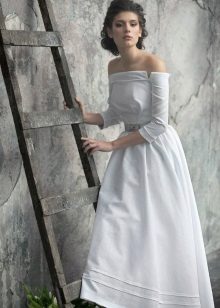 Matné svadobné šaty
