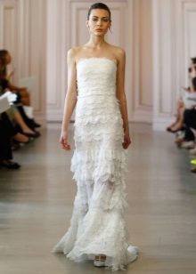 فستان زفاف مستقيم من Oscar de la Renta