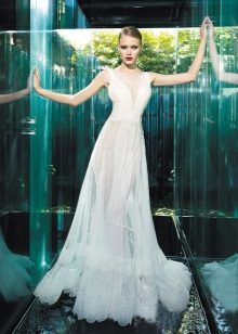 فستان زفاف شفاف من YolanCris