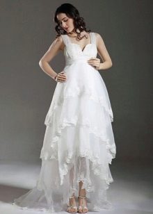 فستان زفاف العروس الحامل