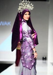 Dizajnérske moslimské svadobné šaty