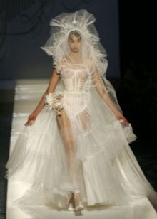 Prozirna vjenčana haljina