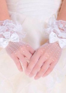 Găng tay cưới cho váy cưới mùa hè